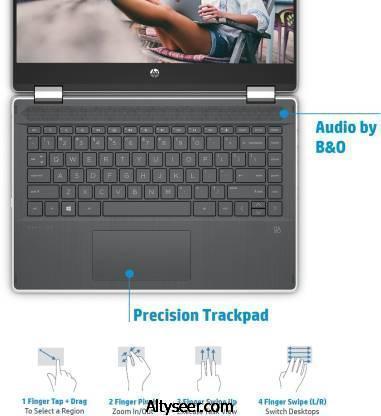 HP Pavilion x360 Intel Core i3 8th Gen 14-inch Touchscreen 2-in-1 FHD Thin and Light Laptop (4GB/500TB/Windows 10 Home - الصورة 6