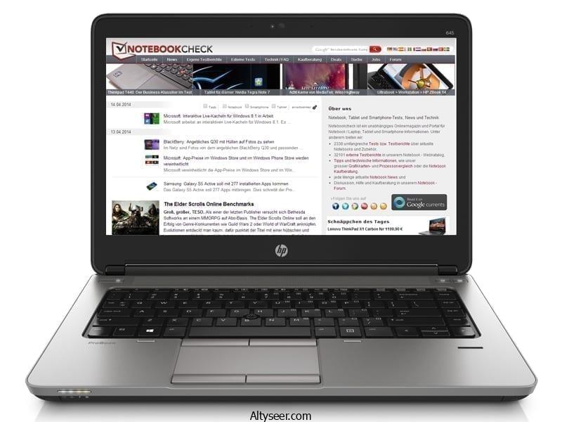 laptop hp probook 645 g1 a6