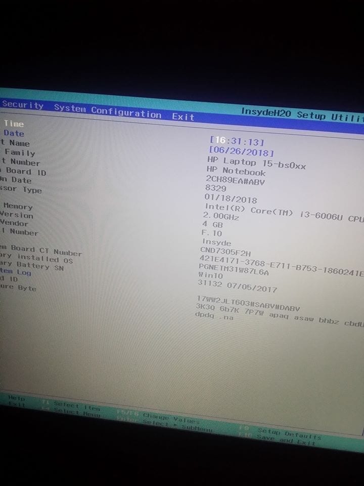 hp laptop 15-bs0xx