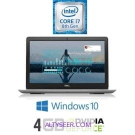 DELL Inspiron 15-5583 لاب توب – Intel Core I7 – رام 8 جيجا – هارد 1 تيرا – 15.6 بوصة FHD – مُعالج رسومات 4 جيجا – Windows 10 – فضي