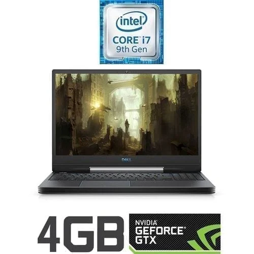 DELL G3 15-3590 Gaming Laptop - Intel Core I7-9750H - 16GB RAM - 1TB+256 SSD - 4GB GTX1650 GPU - 15.6" FHD - Ubuntu -Black