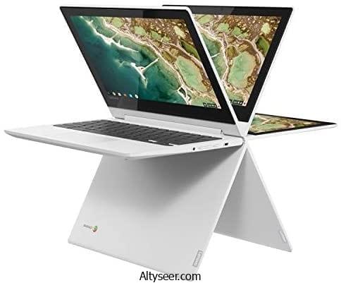 Lenovo Chromebook C330 2-in-1 Convertible Laptop, 11.6-Inch HD (1366 x 768) IPS Display, MediaTek MT8173C Processor, 4GB LPDDR3, 64 GB eMMC, Chrome OS, 81HY0000US, Blizzard White - الصورة 9