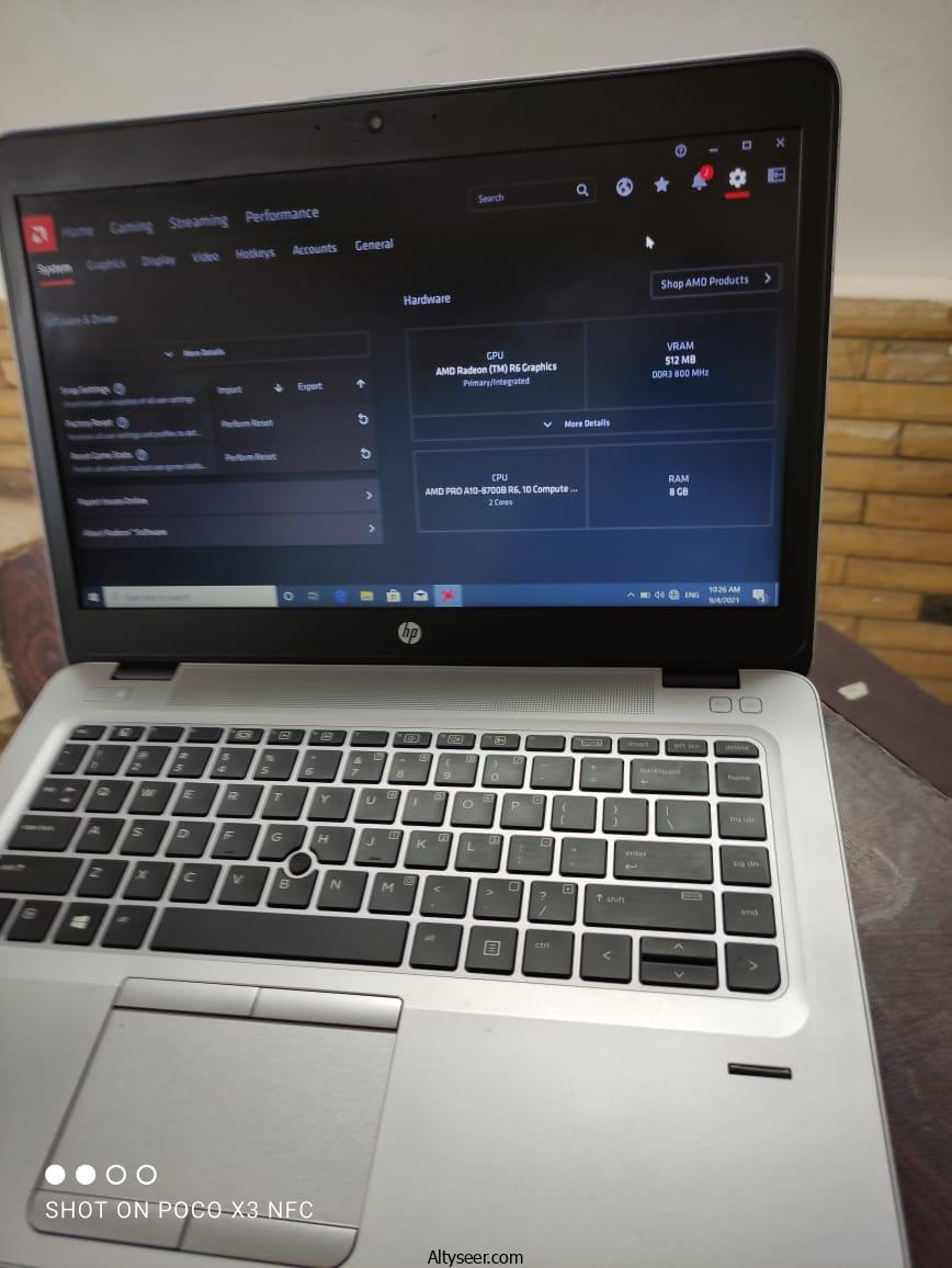 hp 745 g3 - AMD A12 8700B - HDD 128 SSD M2+HDD 500 HDD - RAM 8G - AMD R6 - الصورة 3