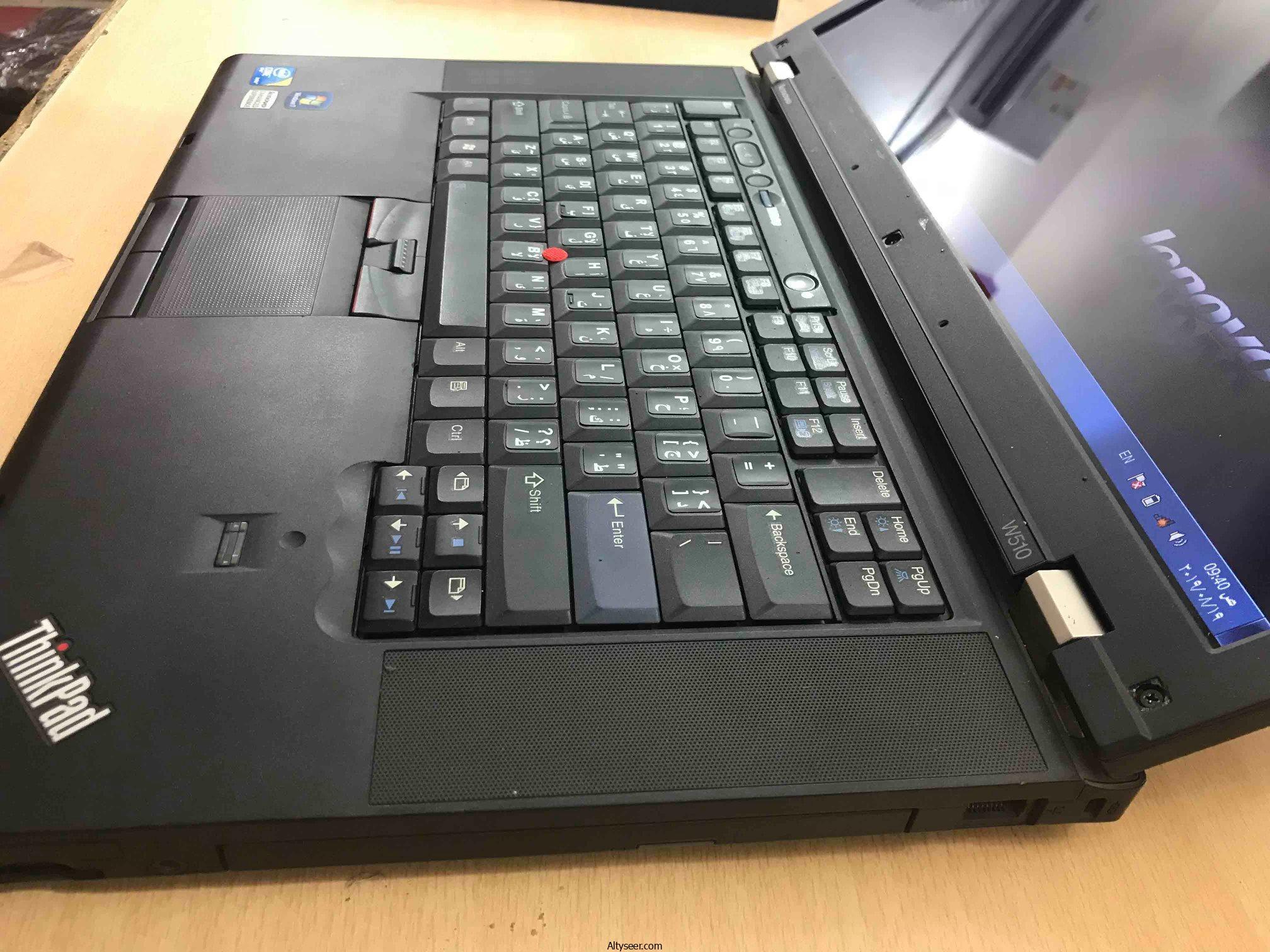 Lenovo ThinkPad W510 Laptop 15.6 Quad Core i7 1.73GHz 4GB 320GB DVDRW NVIDIA 1GB - الصورة 4