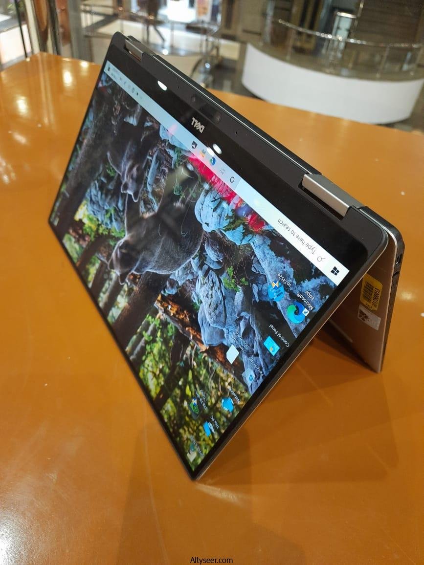 Dell xps 13 9365 منتهي الفخامه والروعه في افضل لابتوب 2 في 1 بينثني 360 درجة وشاشة تتش