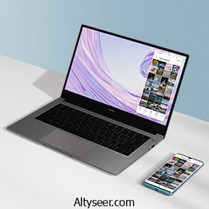هواوى Matebook D14 (انتل® كور™ i5-10210U - رامات 8جيجا بايت - هارد 512جيجا بايت SSD - جرافيك انتل - شاشة 14بوصة FHD - ويندوز10) رمادى