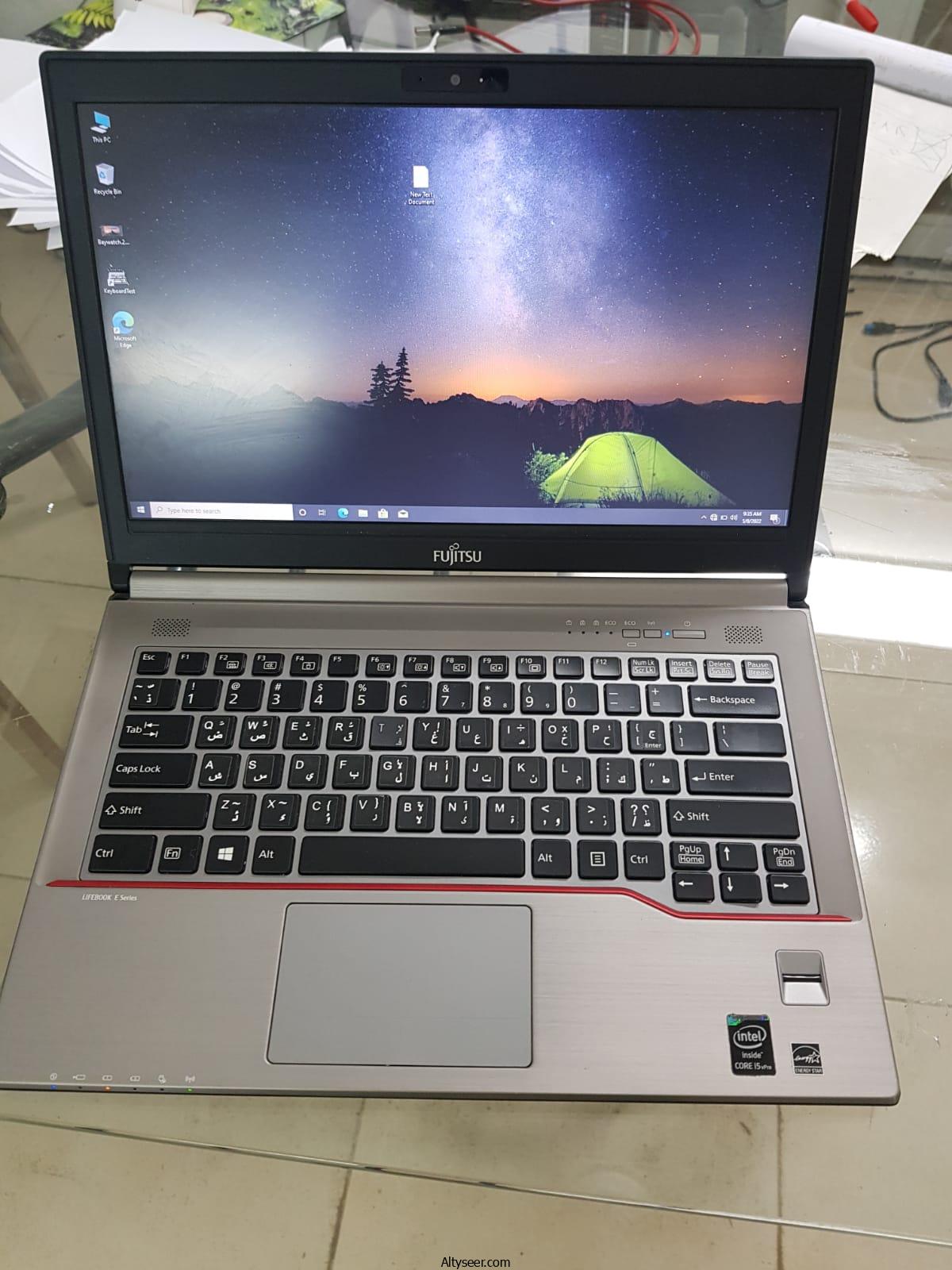 Fujitsu LifeBook E744 لأول مرة لابتوب ياباني اصلي كور اي5 جيل رابع بحالة الجديد - الصورة 7