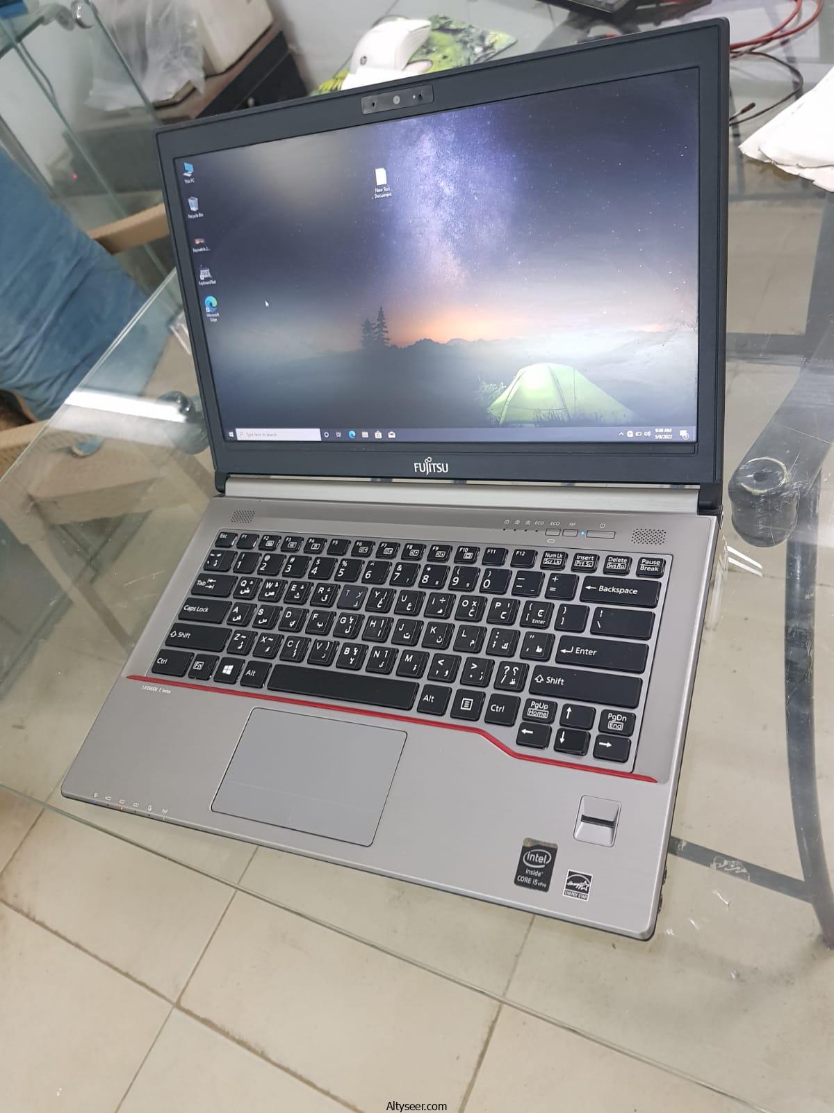 Fujitsu LifeBook E744 لأول مرة لابتوب ياباني اصلي كور اي5 جيل رابع بحالة الجديد