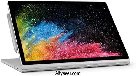 مايكروسوفت سيرفيس بوك 2 لاب توب 2 في 1 - انتل كور i7-8650U، شاشة 15 انش بيكسل سنس لمس، 1 تيرا اس اس دي، رام 16 جيجا، 6 جيجا VGA-GTX1060، كيبورد انجليزي-عربي، ويندوز 10 برو، بلاتينوم