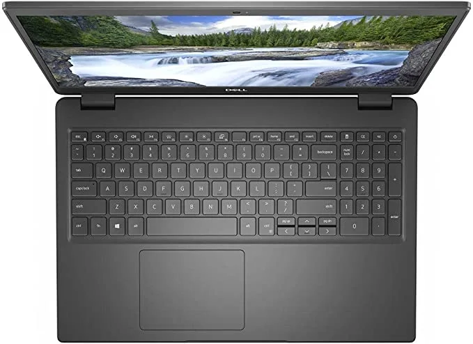 ⁦DELL Latitude 3510 Laptop - 10th Intel Core I5 -10210U, 8GB RAM, 256g ssD, 15.6-inch fHD, Intel UHD Graphics, win 10 - Grey⁩ - الصورة ⁦4⁩