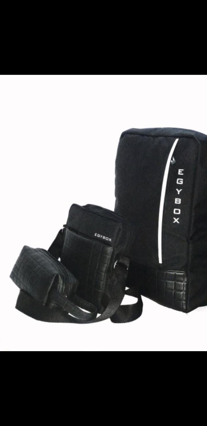شنطة ظهر 3 في 1 من ايجي بوكس 3 شنط ظهر 17 بوصة ولاب شيرا وشنطة كتف صغيرة - الصورة 3