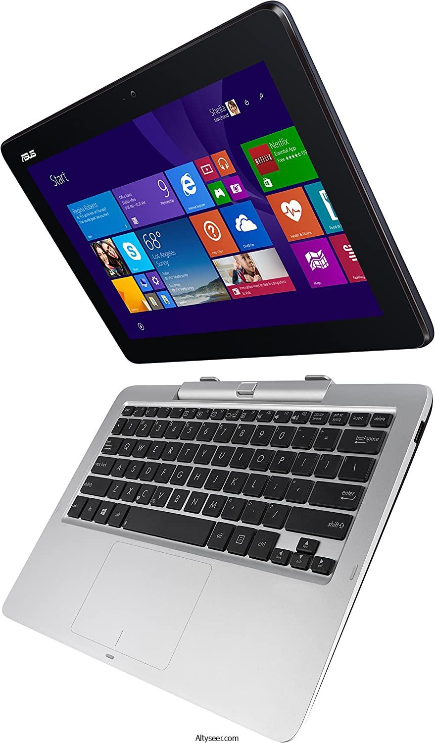 ASUS لاب توب ترانسفورمر T200TA Ultraportable - معالج انتل Atom - 2 جيجابايت رام - 32 جيجابايت SSD - شاشة 11.6 بوصة عالية الجودة - معالج رسومات انتل - Windows 8.1 - أزرق - الصورة 5