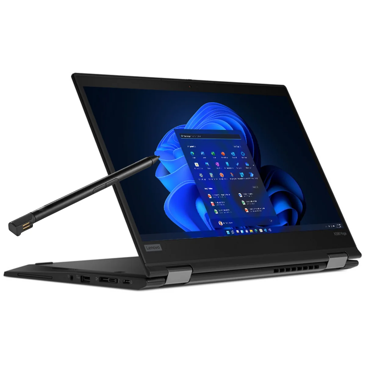Lenovo ThinkPad X390 Yoga Intel Core i5 8th Gen 13.3-inch Full HD Thin and Light Touchscreen Laptop (8GB RAM/ 256 GB SSD/Windows 10 Professional/Black/ 1.42 Kg) بالقلم الاصلي - الصورة 4