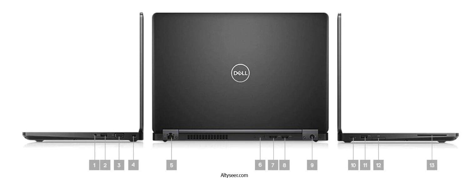 Dell Latitude 5495 Laptop, 14inch , AMD Ryzen 5 PRO 2500U, 8GB RAM, 256GB SSD بيلعب بيس 21 كارت شاشة 1 جيجا - الصورة 2