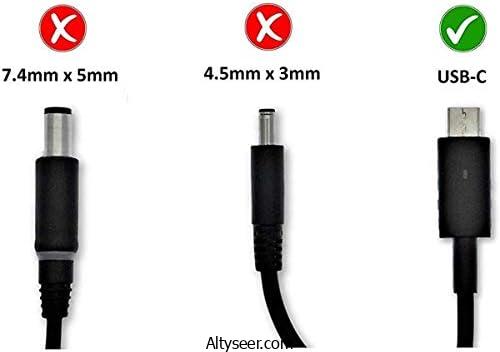 شاحن ديل الاصلى HA130PM170 بمنفذ USB-C للاب توب ديل اكس بي اس 15 9575 شاحن طاقة مع سلك كهرباء يو كيه - يباع بواسطة ويكيبارتس، 130 وات - الصورة 6