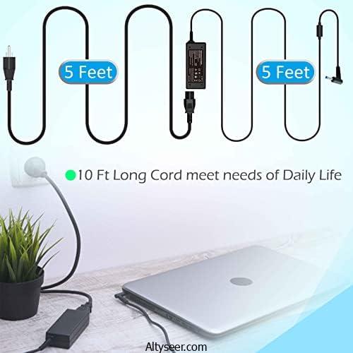 شاحن تيار متردد 65 وات للاب توب اتش بي انفي 13 15 17 15m 17m X360 15-1039wm 15-1033wm 15-1010dx 15-w237cl 15-w110nr 15-ee1093cl 15m-eu0033dx 15-u010dx 17m-ch0013dx مع سلك طاقة، موصل أسطواني - الصورة 6