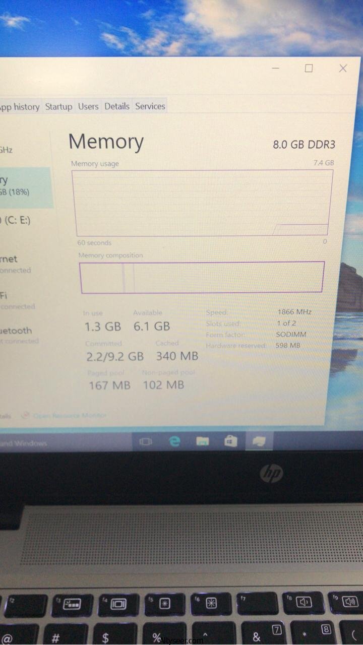 Hp 745 g3 Amd A10 - HDD 256 SSD M2 - RAM 8G - 14 INCH - VEGA AMD R6 - الصورة 8