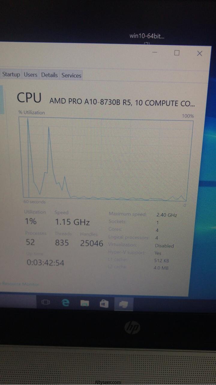 hp 745 g4 a10-8730 SSD256 RAM8 VGA AMD UP6 - الصورة 7