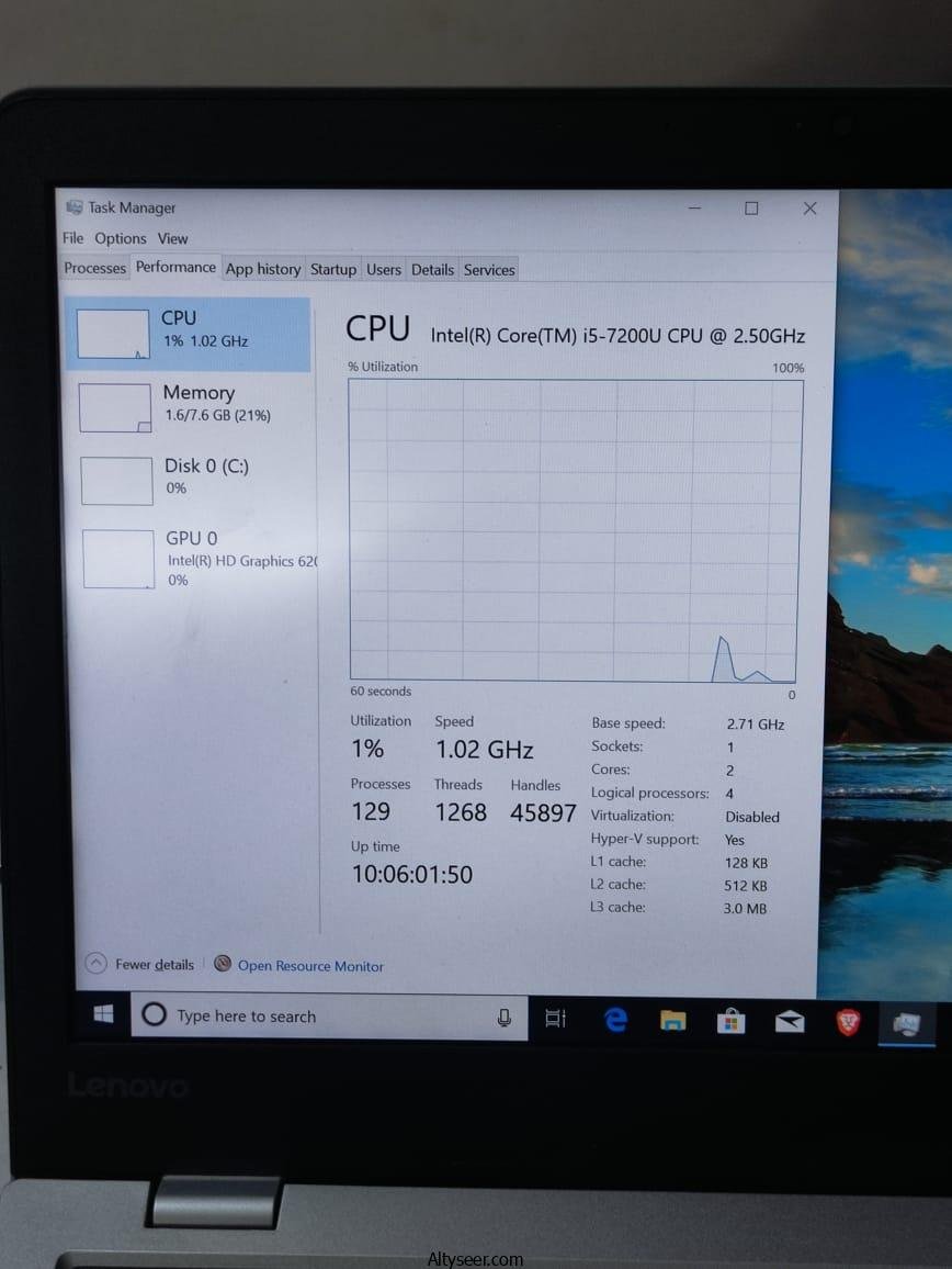 Lenovo ThinkPad L13-Core I5-7th Gen 8GB Ram 256GB SSD fhd 13.3 touch screen - الصورة 2