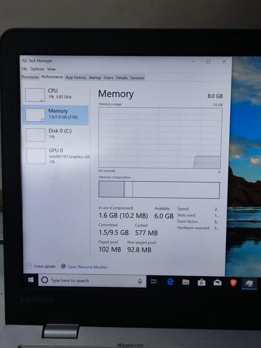 Lenovo ThinkPad L13-Core I5-7th Gen 8GB Ram 256GB SSD fhd 13.3 touch screen - الصورة 3