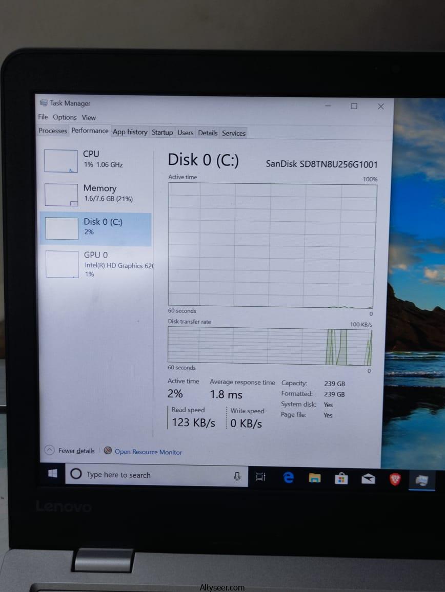Lenovo ThinkPad L13-Core I5-7th Gen 8GB Ram 256GB SSD fhd 13.3 touch screen - الصورة 7