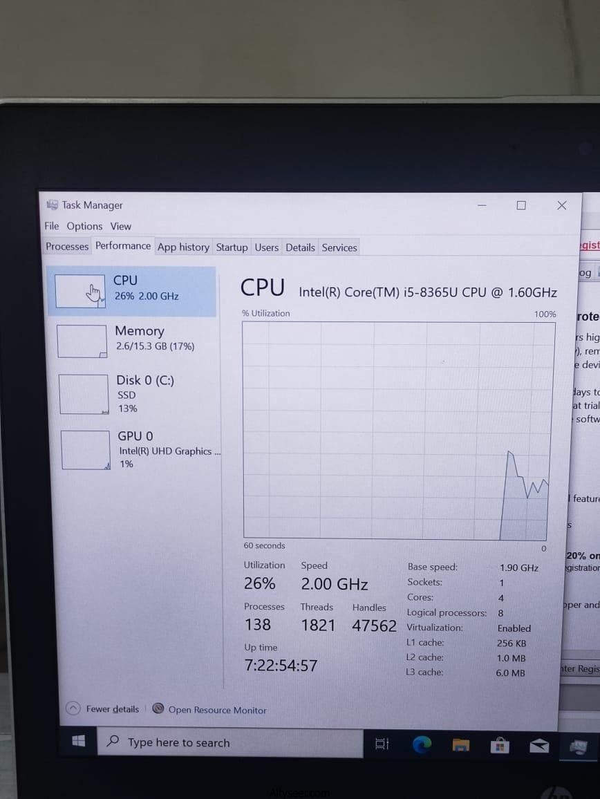 HP ProBook 640 G5 Laptop - 14.0" FHD (1920 x 1080), 8th Gen Intel Core i5-8365U 1.7GHZ, 8GB DDR4 RAM, 256GB SSD, WI-Fi Windows 10 Pro - الصورة 9