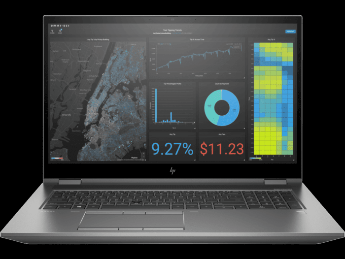 لابتوب hp zbook fury g7 17 – معالج i7-10850h – كارت شاشة RTX 3000 - الصورة 6