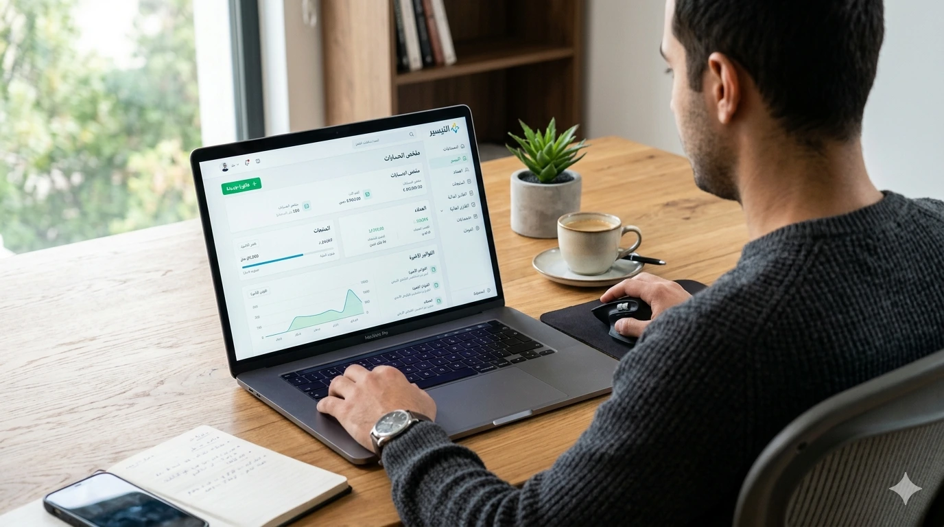 برنامج "التيسير" المحاسبي المتكامل | لإدارة المبيعات والمخزون (نسخة مدى الحياة - بدون إنترنت) - الصورة 2