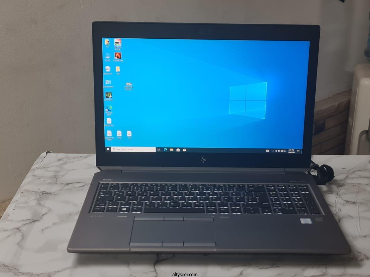 HP ZBook 15 G6 Intel Core I7-9850H 32GB Ram 512GB SSD NVIDIA Quadro T2000 4GB 15.6″Inch 4K - الصورة 7