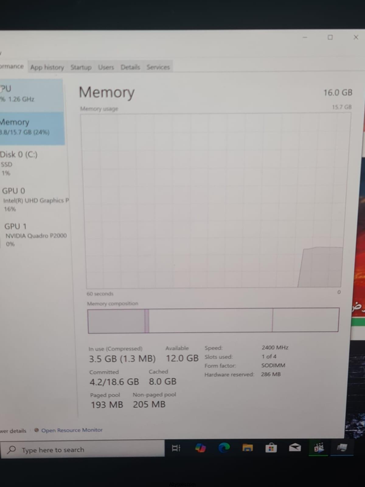 LENOVO THINKPAD P52 XEON E-2176M 16GBM.2 512G 15.6 4k touch screen NVIDIA QUADRO P2000 - الصورة 5