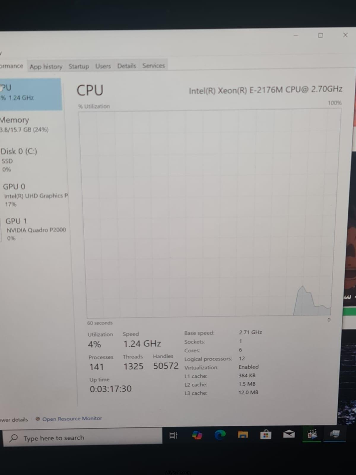 LENOVO THINKPAD P52 XEON E-2176M 16GBM.2 512G 15.6 4k touch screen NVIDIA QUADRO P2000 - الصورة 6