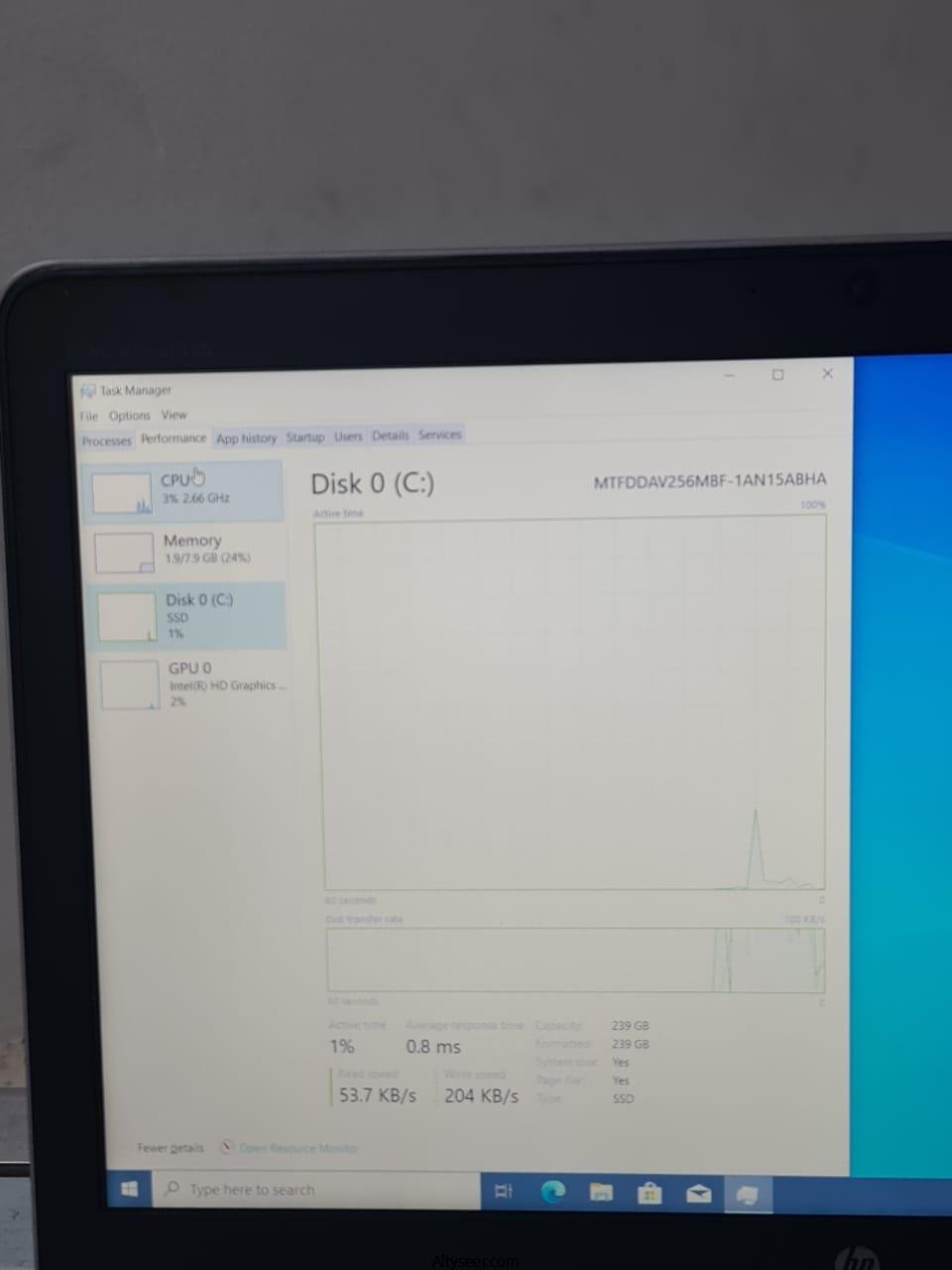 HP ELITEBOOK 850 G3 بحالة الزيرو وبشاشة 15.6 (هارد 256 ssd) رام 8 جيجا DDR4 عرض لمدة اسبوعين - الصورة 6