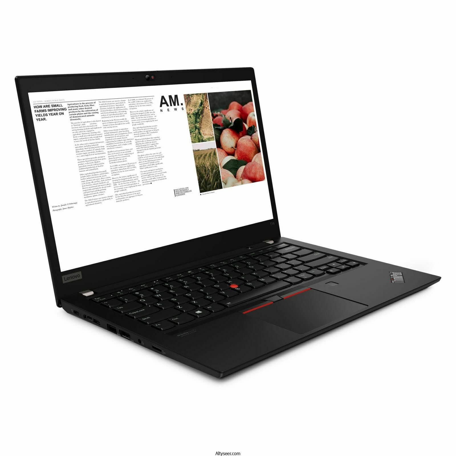 لينوفو ثينك باد L14: أقوى لابتوب للجرافيك بسعر اقتصادي -Lenovo Thinkpad L 14 Laptop, AMD Ryzen 5 Pro 4500U, 256GB SSD, 8GB RAM, 14 Inch, HD, AMD Radeon Graphics - الصورة 2