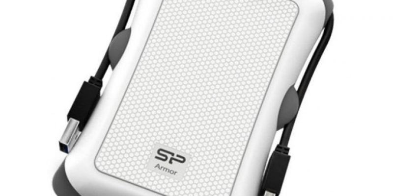 2TB – Armor A30 USB 3.1 Portable Shockproof Hard Drive – White