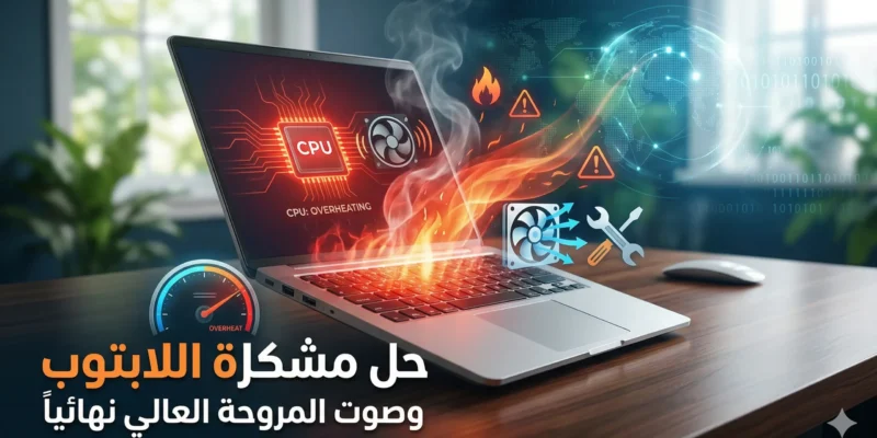 لماذا يسخن اللابتوب؟ وكيف تحل مشكلة صوت المروحة العالي نهائياً؟