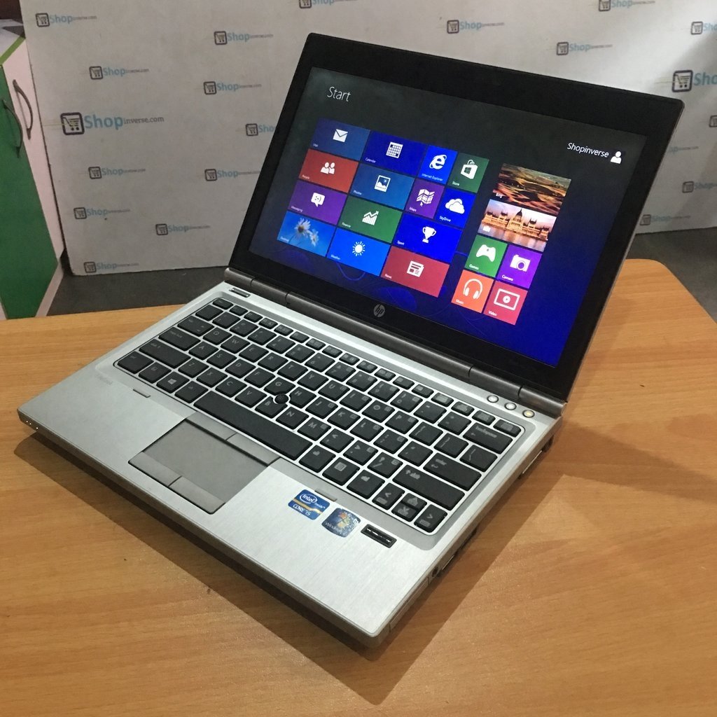 HP EliteBook 2570p Core i3 3rd gen 4GB 250GB 12.5-inch Notebook بيشغل بيس 2017