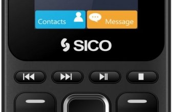 SICO Mini NC Dual Sim Mobile Phone – 1.77 Inch, 32 MB RAM – Black سعر ومواصافات وصور موبايل