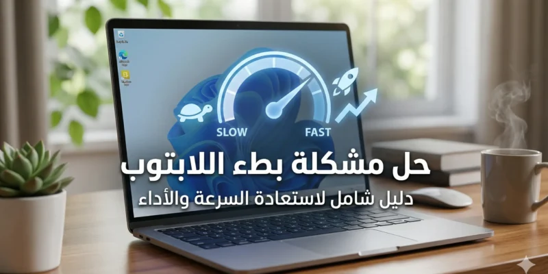 دليل شامل: كيف تعالج مشكلة بطء اللابتوب وتستعيد سرعته؟
